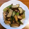 のり子ママ's cooksnap of when they made 豚肉、なす、オクラの炒め煮.