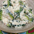 cookRISAs's cooksnap of when they made オクラとゴーヤの夏の白和え.