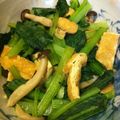 舞妓3's cooksnap of when they made 小松菜と油揚げの煮びたし.