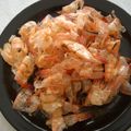 saki1010's cooksnap of when they made 廃物利用『海老の殻』でおつまみ.