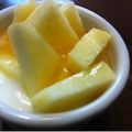 えだまめじろう's cooksnap of when they made はちみつをかけて☆りんご入りヨーグルト.