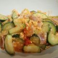 パリパリチキン's cooksnap of when they made トマトズッキーニ玉子炒め.