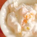 miians's cooksnap of when they made 【給食メニュー】フルーツのクリーム和え.