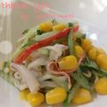 よしえうさぎ's cooksnap of when they made かにかまときゅうりのサラダ.