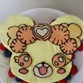 まる's cooksnap of when they made ドキドキ プリキュア ランス ケーキ♡.