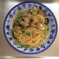 きめえ's cooksnap of when they made フライパンだけ簡単☆なすとツナの和風スパ.