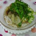 chikoco☆'s cooksnap of when they made プレ農家めし◆簡単冷たい♪なすそうめん.