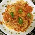 82tarou's cooksnap of when they made トマト消費！　完熟トマトとバジルのパスタ.