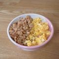 まり餅's cooksnap of when they made 春色★鶏そぼろ＆しっとり卵そぼろ弁当.