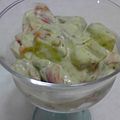 もちこヽ(´▽｀)ノ's cooksnap of when they made アボカド☆シュリンプ☆サーモンサラダ.