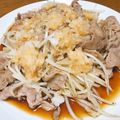 vabochan's cooksnap of when they made 豚もやし炒めのおろしポン酢かけ.