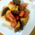 yurizumi's cooksnap of when they made エリンギとウィンナーの大蒜バター炒め.