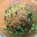 ミッキー8139's cooksnap of when they made オクラ納豆（かつおぶし風味）.