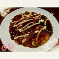 シェリーメイマロン's cooksnap of when they made 長芋たっぷり☆我が家のふんわりお好み焼き.