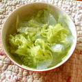 ブランディ's cooksnap of when they made 寒天！？ところてんのきゅうりサラダ～.
