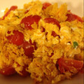 ひび稚魚's cooksnap of when they made ミニトマトと卵の炒め物.