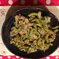 ょちょちょちこ's cooksnap of when they made ゴーヤと油揚げの味噌炒め.
