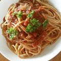 ayafuyu's cooksnap of when they made ｶﾌﾟﾘﾁｮｰｻﾞ風ﾂﾅのﾄﾏﾄﾊﾟｽﾀ.