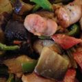 amtoso's cooksnap of when they made トマト・茄子・ピーマンで野菜の彩り.