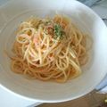 chafame's cooksnap of when they made 簡単☆たらこパスタ.