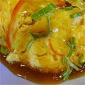 kumi3737's cooksnap of when they made 激ウマ★簡単に短時間で天津飯 ＋スープ.