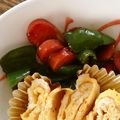 リリタク's cooksnap of when they made お弁当にも！ウィンナーとピーマン炒め.
