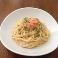 haymaland's cooksnap of when they made 豆腐と明太子のスパゲッティ.