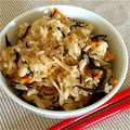 みずたぬき's cooksnap of when they made ひじきとささみの炊き込みご飯♪.