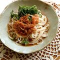 ルリナ's cooksnap of when they made 大葉と梅干しとなめ茸でさっぱりそうめん.