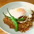 （コウコ）'s cooksnap of when they made うまぁ〜残りのドライカレーでカレーピラフ.
