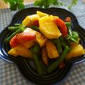 まろんかふぇ's cooksnap of when they made ☆じゃがいも＆いんげんの炒め物.