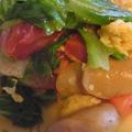 うらさかな's cooksnap of when they made レタスとトマトのコンソメ炒め.
