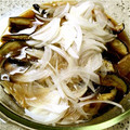 ふわり日和's cooksnap of when they made 冷やして簡単♪ナスの揚げ浸し玉ねぎのせ☆.