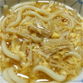 まる４８'s cooksnap of when they made えのきと玉子のとろうまうどん.