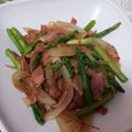 しょこたん19's cooksnap of when they made 新たまねぎとベーコンのコンソメ炒め.