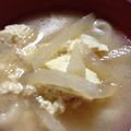 マルルル's cooksnap of when they made 大根と豆腐の味噌汁うどん.