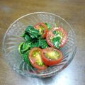 みみりん♪♪'s cooksnap of when they made ミニトマトとモロヘイヤ.