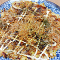 tekkokko☆'s cooksnap of when they made 超簡単しかも糖質オフ！厚揚げのお好み焼き.