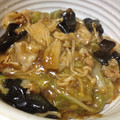 SAORiN55's cooksnap of when they made 白菜と豚肉ときくらげのあんかけ丼.