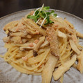あずちもも's cooksnap of when they made 簡単♡明太子とエリンギの和風パスタ☆.