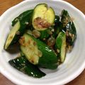 YUKIKI☆'s cooksnap of when they made 麺つゆで簡単なきゅうりの浅漬け.