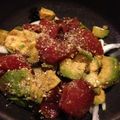 みちっぷ's cooksnap of when they made まぐろとアボカド♪簡単ポキ丼.