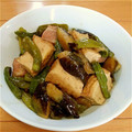 おおたち's cooksnap of when they made ししとう・茄子・ベーコン・油揚げの煮物.