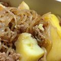 伊織と聡佑のママ's cooksnap of when they made 挽き肉とじゃが芋の炊いたん.