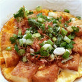 ナオチッチ０５２３'s cooksnap of when they made 厚揚げバター焼きのたまごとじ♡.