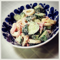 masabagel's cooksnap of when they made 簡単☆胡瓜とちくわのマスタードマヨ和え.