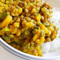 てる坊's cooksnap of when they made ビーガンの南瓜とレンズ豆のカレー.
