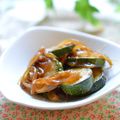 さとみわ's cooksnap of when they made 【菜食】ズッキーニと玉ねぎの万能醤油炒め.