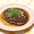 にゃんぷいぷい's cooksnap of when they made ふわふわニラのハンバーグ.