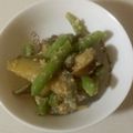 さすけのまあこ's cooksnap of when they made 簡単付け合せ☆いんげんと茄子の胡麻和え.